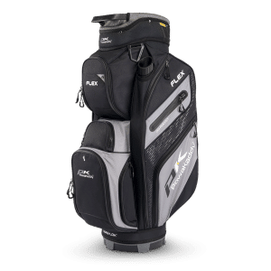2026 Powakaddy Flex Golf Bag (Black/Grey)