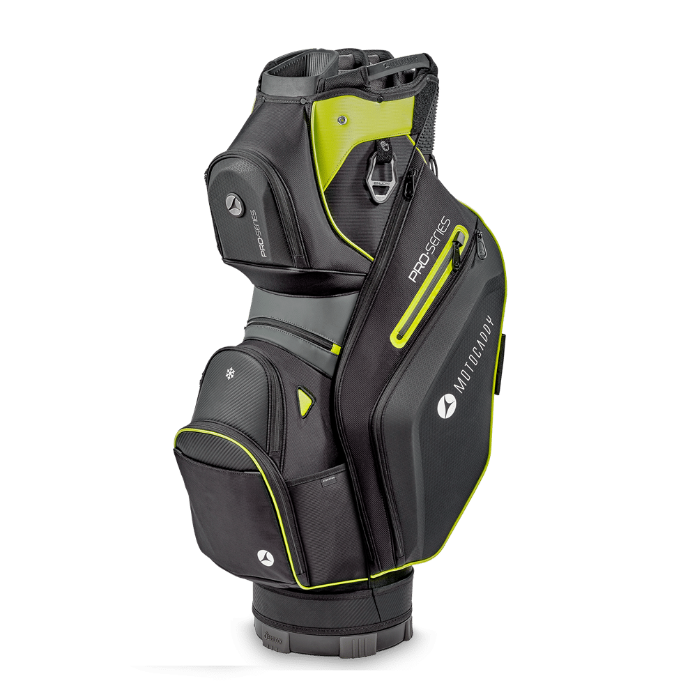 2026 Motocaddy Pro Series Golf Cart Bag (Black/Lime)