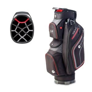 2026 Motocaddy Club Series Cart Bag (Black/Red)