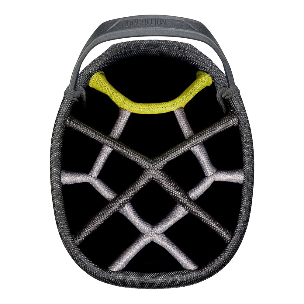 2026 Motocaddy Lite Series Cart Bag (Black/Lime) - Image 4