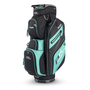 2026 Powakaddy Flex Golf Bag (Grey/Teal)