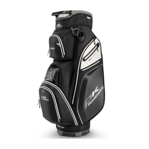 2026 Powakaddy Edge Golf Cart Bag (Black/White)