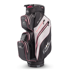 2026 Powakaddy Dri-Tech Waterproof Golf Bag (Black/Pink)