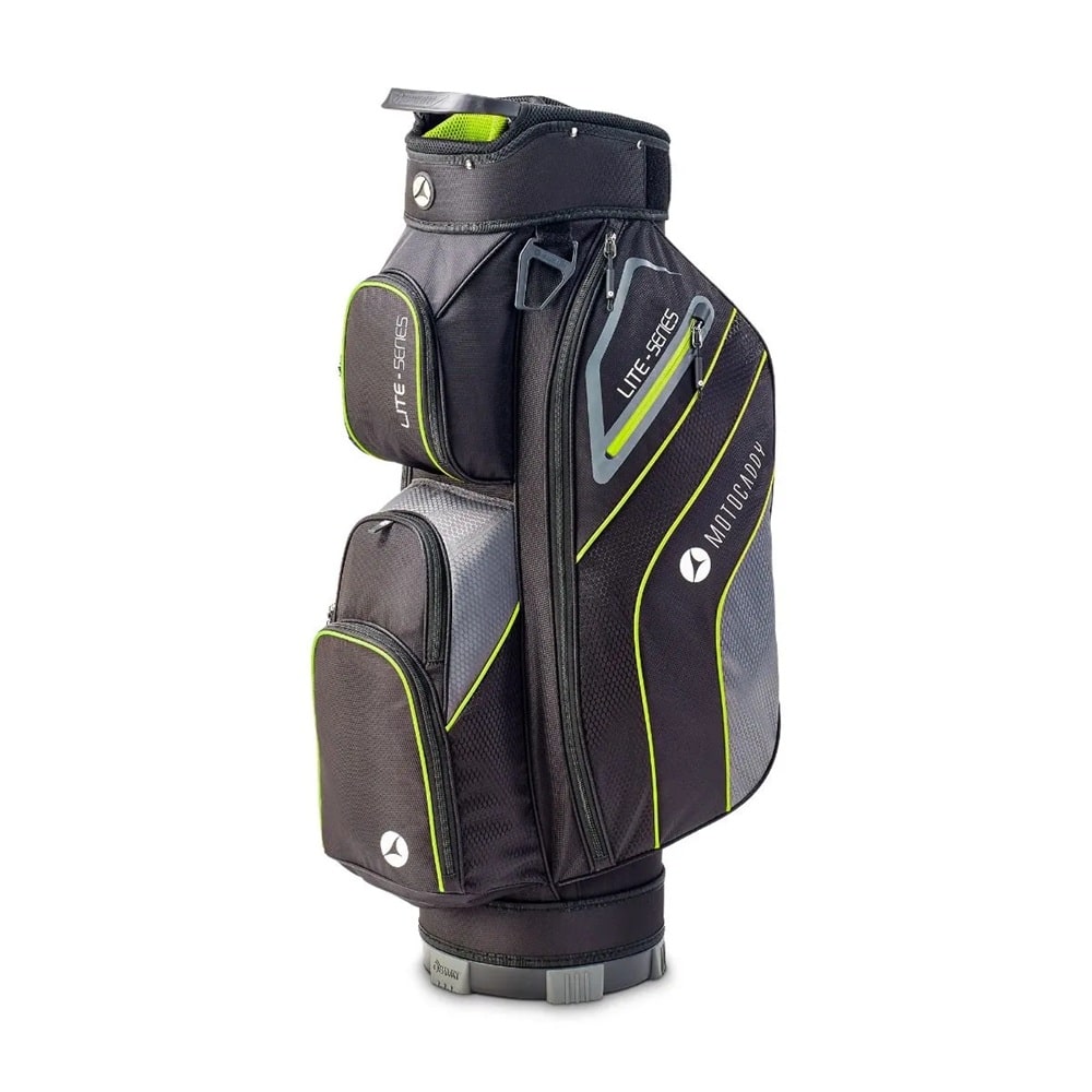 2026 Motocaddy Lite Series Cart Bag (Black/Lime) - Image 3